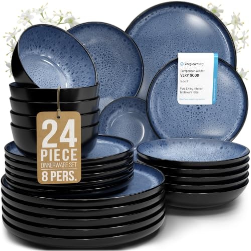 24-Piece Stoneware Dinnerware Set: $116.96 24-Piece Stoneware Dinnerware Set: $116.96