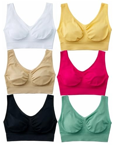 Hiking Gril Women's Comfort Wirefree Bralette 6-Pack: $27.19 Hiking Gril Women's Comfort Wirefree Bralette 6-Pack: $27.19