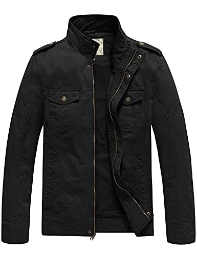 WenVen Men's Military Canvas Work Jacket: $48.99 WenVen Men's Military Canvas Work Jacket: $48.99