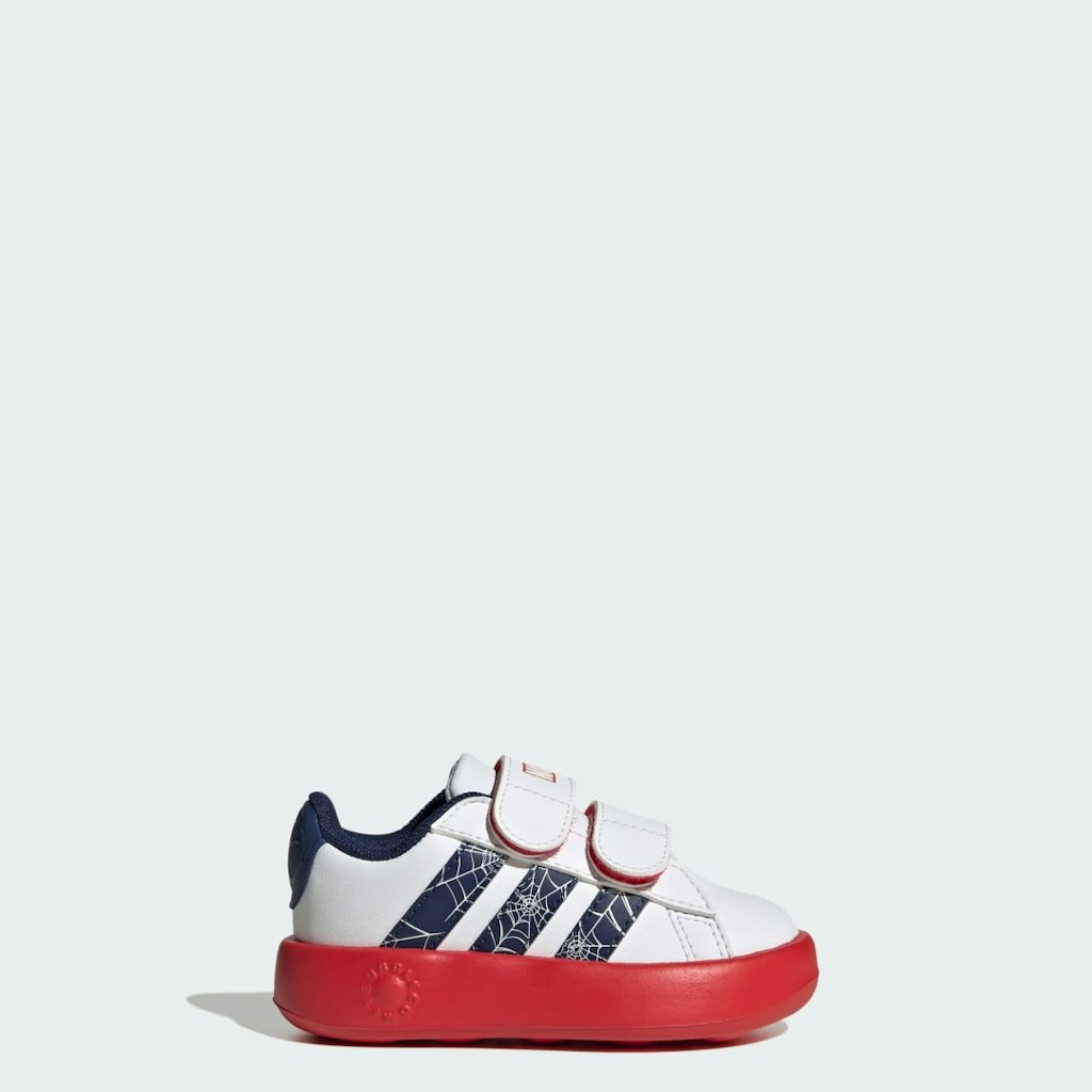 Adidas Marvel Spider-Man Grand Court Infants' Shoes: $42 Adidas Marvel Spider-Man Grand Court Infants' Shoes: $42