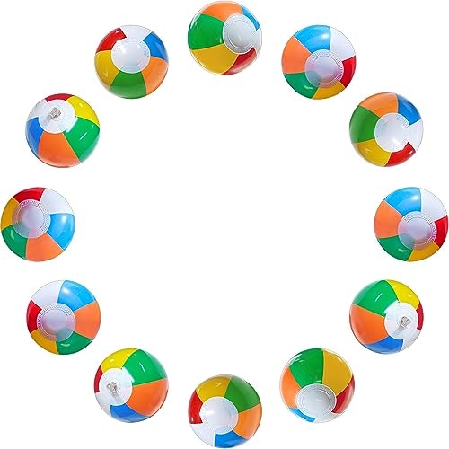 Jishi 8-inch Mini Beach Balls 12-Pack: $8.49 Jishi 8-inch Mini Beach Balls 12-Pack: $8.49