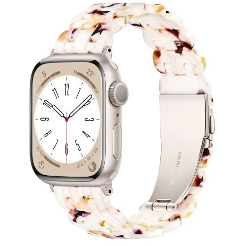 Pleixiu Resin Apple Watch Band: $19.45 Pleixiu Resin Apple Watch Band: $19.45