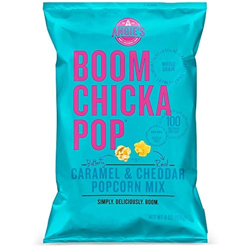 Angie’s BOOMCHICKAPOP Caramel & Cheddar Popcorn Mix 6-oz. 12-Pack: $23.83 Angie’s BOOMCHICKAPOP Caramel & Cheddar Popcorn Mix 6-oz. 12-Pack: $23.83
