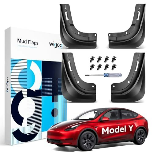 Wigoo Tesla Model Y Mud Flaps: $32.29 Wigoo Tesla Model Y Mud Flaps: $32.29