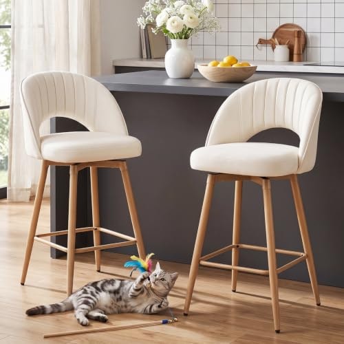 Kramzming 26-inch Swivel Bar Stools 2-Pack: $139.98 Kramzming 26-inch Swivel Bar Stools 2-Pack: $139.98