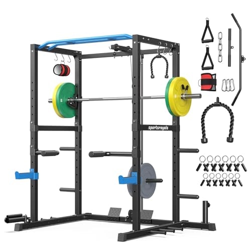 Sportsroyals 1,200-lb Power Cage with Lat Pulldown: $764.99 Sportsroyals 1,200-lb Power Cage with Lat Pulldown: $764.99