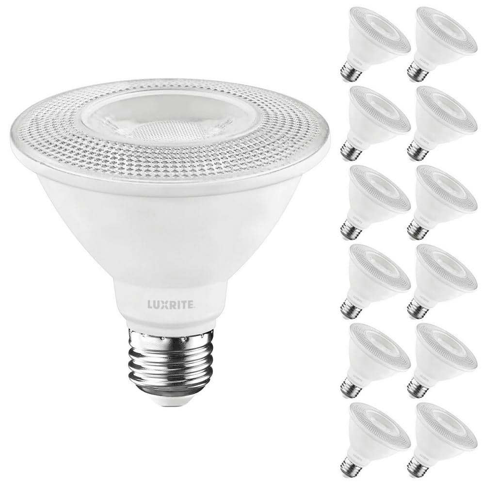 PAR30 Short Neck 75-Watt Equivalent Dimmable LED Flood Light Bulb 12-Pack: $84.49 PAR30 Short Neck 75-Watt Equivalent Dimmable LED Flood Light Bulb 12-Pack: $84.49