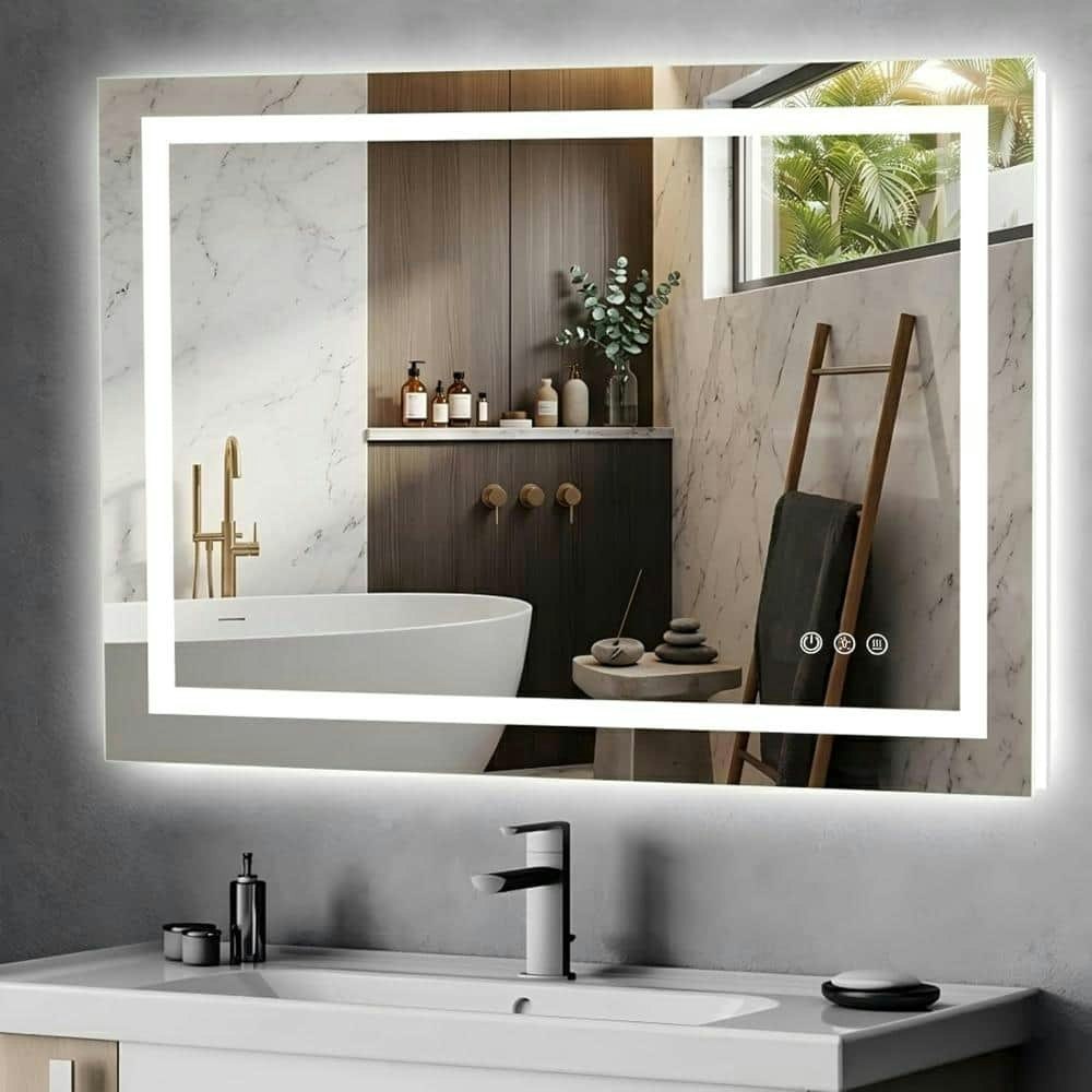 32-Inch Round LED Lighted Frameless Bathroom Vanity Mirror: $245.49 32-Inch Round LED Lighted Frameless Bathroom Vanity Mirror: $245.49