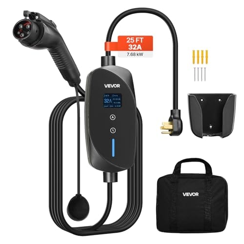 Vevor Level 2 32A Portable EV Charger: $121.03 Vevor Level 2 32A Portable EV Charger: $121.03