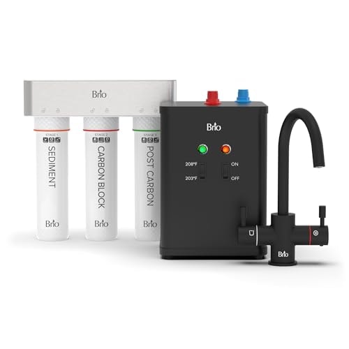 Brio 3-Stage Undersink Instant Hot and Room Water Dispenser System: $1,047.74 Brio 3-Stage Undersink Instant Hot and Room Water Dispenser System: $1,047.74