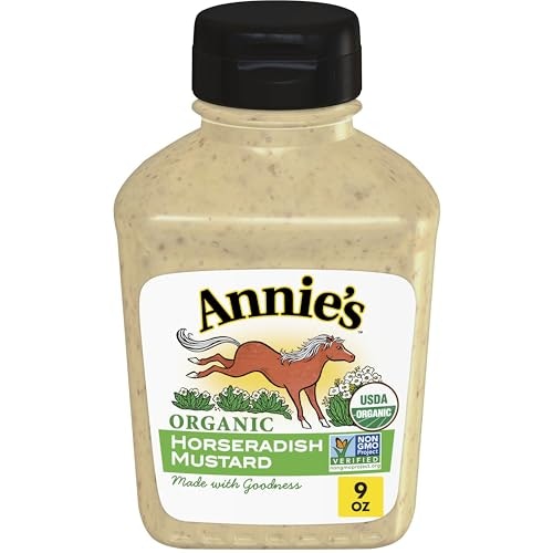 Annie's Organic Horseradish Mustard 9-oz.: $2.25