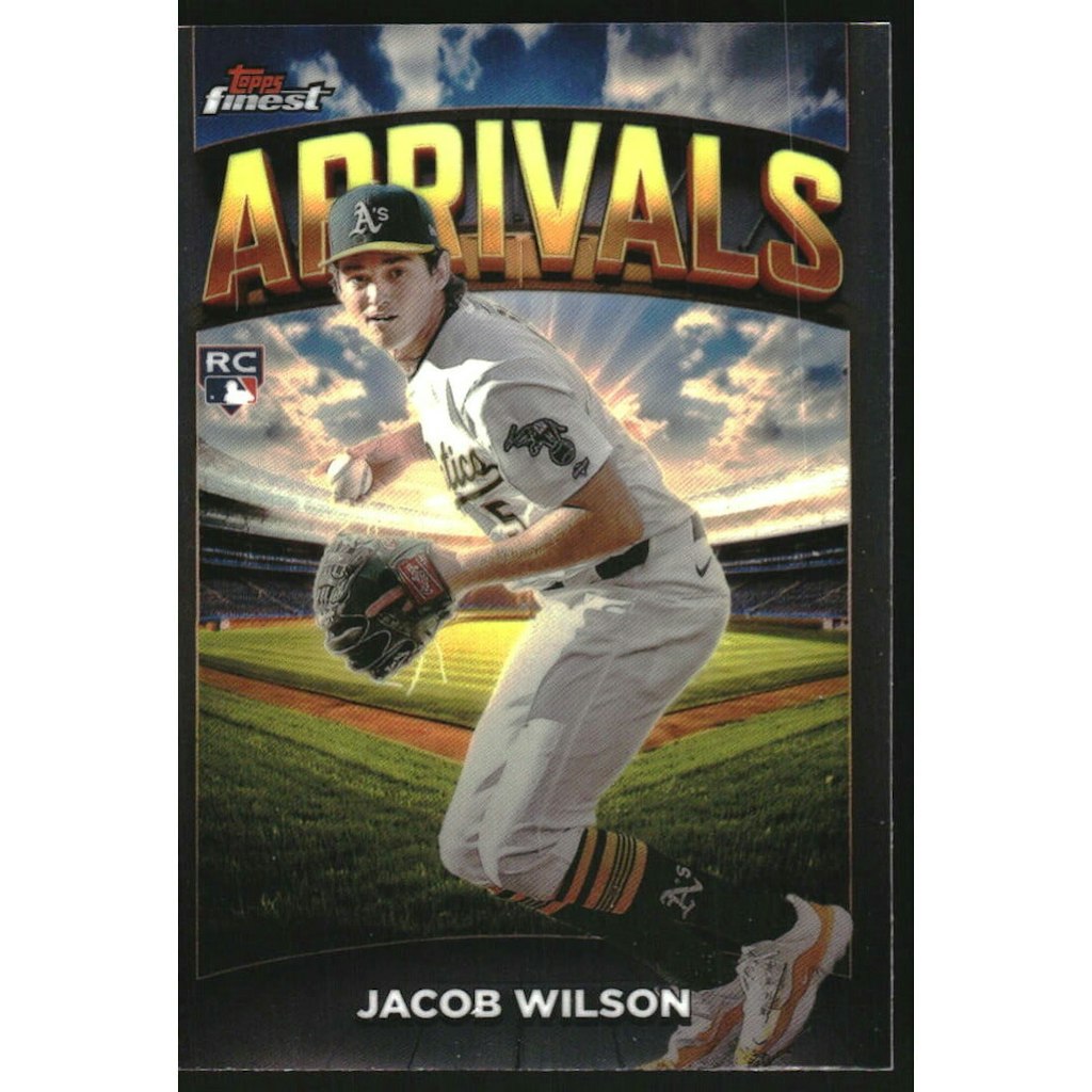 Jacob Wilson 2025 Finest Arrivals #A5 Trading Card: $10 Jacob Wilson 2025 Finest Arrivals #A5 Trading Card: $10