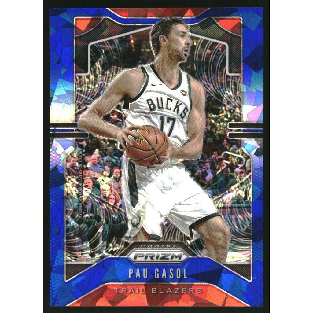 2019-20 Panini Prizm Blue Ice Pau Gasol Trading Card: $18
