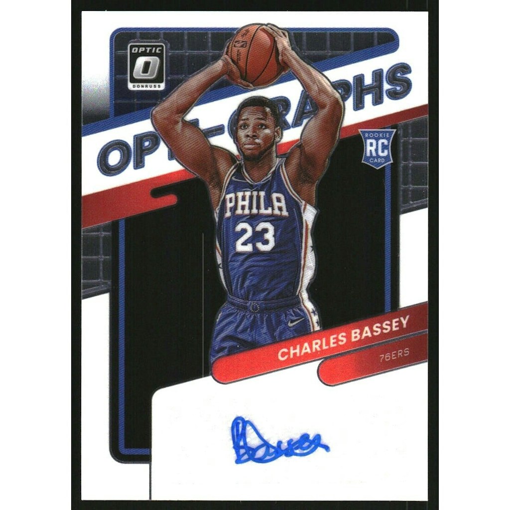 2021-22 Donruss Optic Charles Bassey Opti-Graphs Autograph #61 /49: $13.50 2021-22 Donruss Optic Charles Bassey Opti-Graphs Autograph #61 /49: $13.50