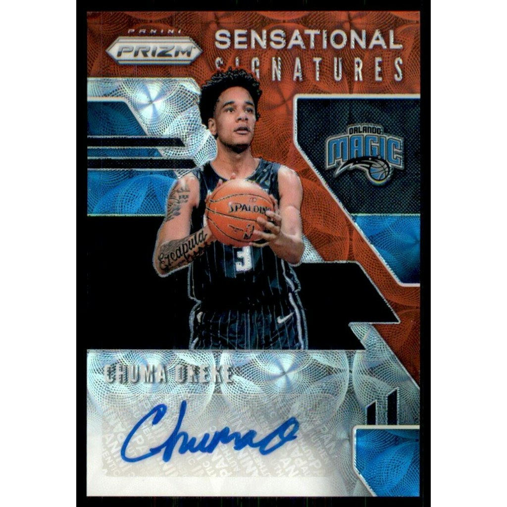 2019-20 Panini Prizm Sensational Signatures Chuma Okeke Card: $13.50 2019-20 Panini Prizm Sensational Signatures Chuma Okeke Card: $13.50