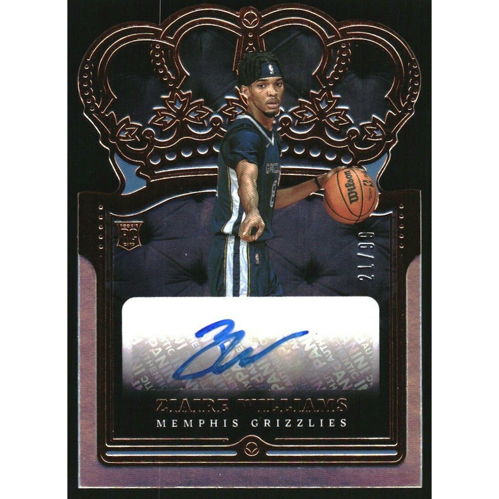 2021-22 Crown Royale Ziaire Williams Rookie Crown Autograph Card: $18