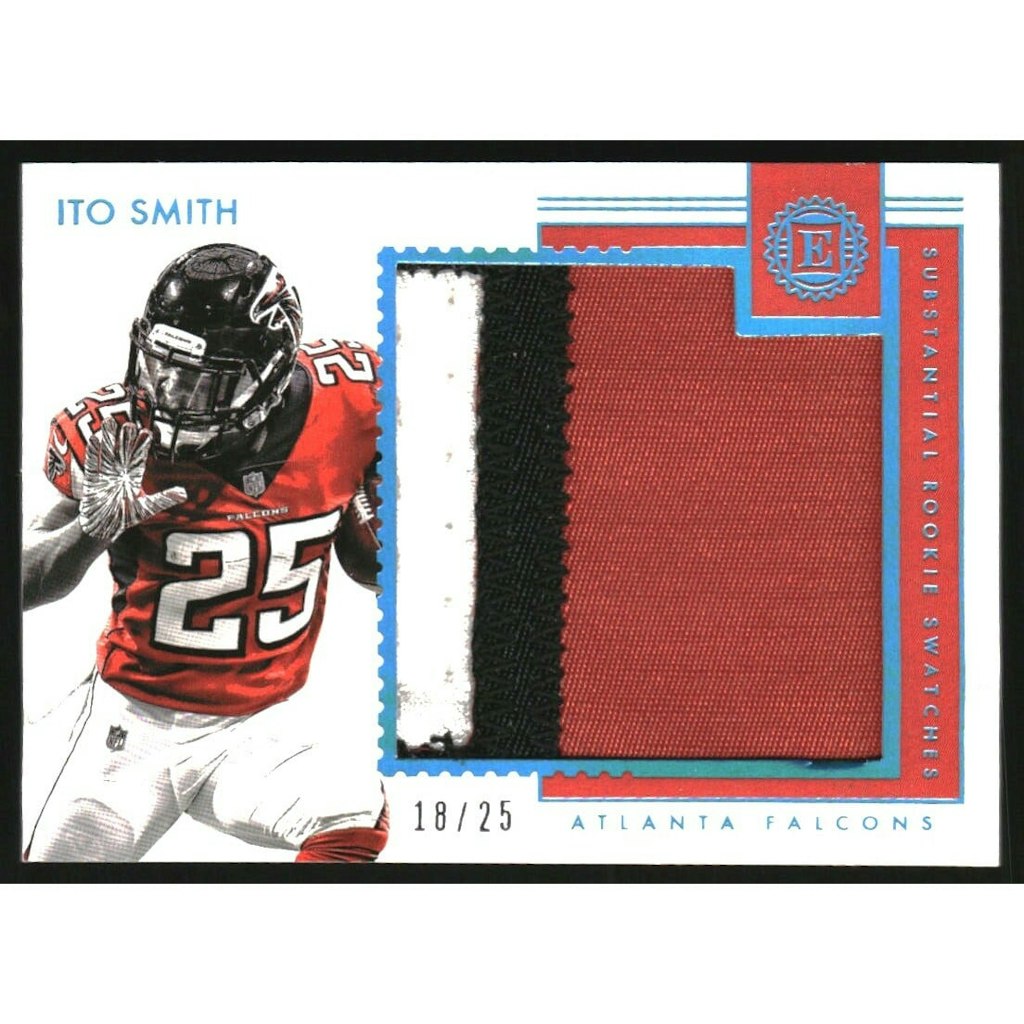 2018 Panini Encased Substantial Rookie Swatches Sapphire Ito Smith #33: $10