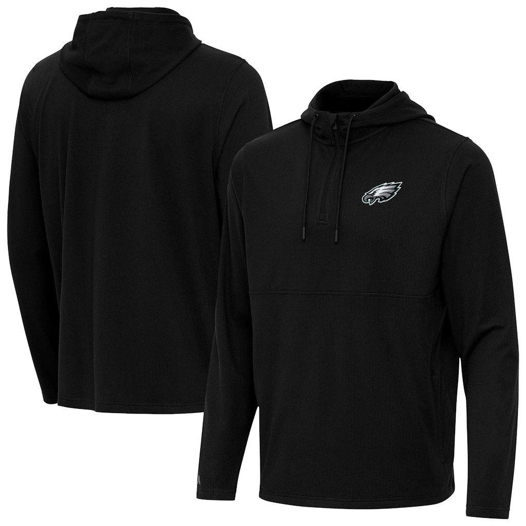 Philadelphia Eagles Antigua Quarter-Zip Pullover Hoodie: $99.99