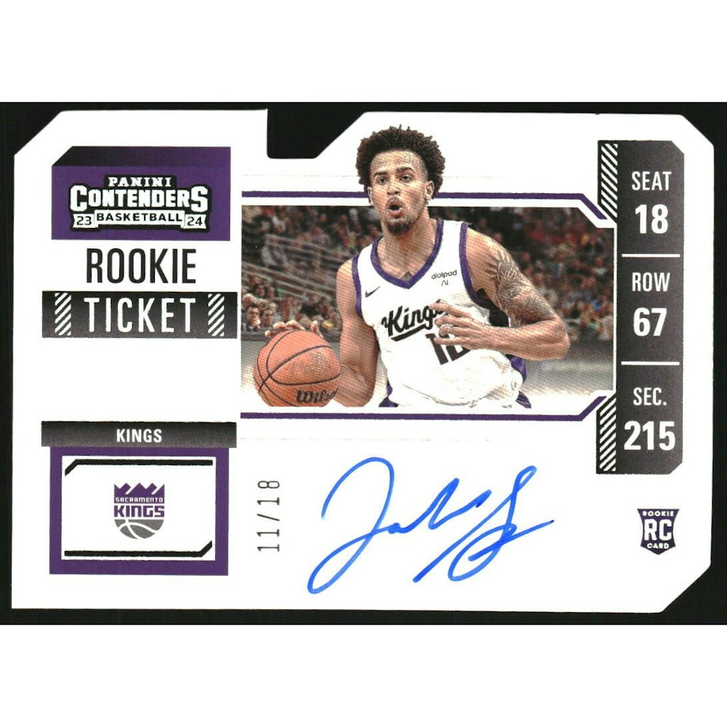 2023-24 Panini Contenders Jalen Slawson Stub Variation #120 /18: $80
