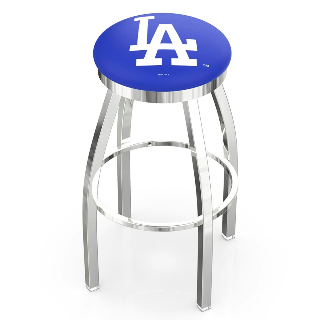 Los Angeles Dodgers 30-Inch Chrome Swivel Bar Stool: $399.99 Los Angeles Dodgers 30-Inch Chrome Swivel Bar Stool: $399.99