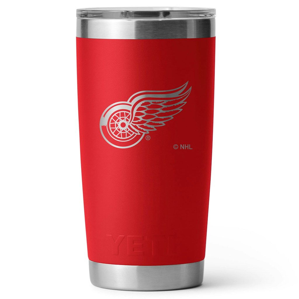Yeti Detroit Red Wings 20-ounce Rambler Tumbler: $50 Yeti Detroit Red Wings 20-ounce Rambler Tumbler: $50