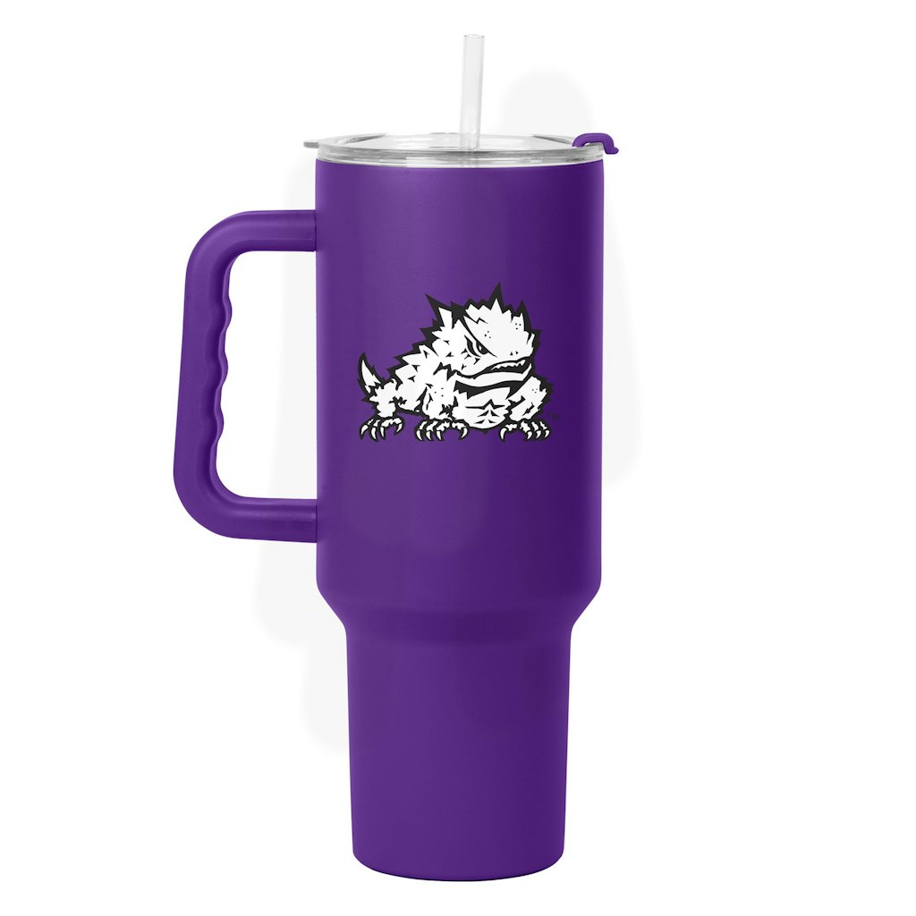 TCU Horned Frogs 40-oz. Handle Tumbler: $59.99 TCU Horned Frogs 40-oz. Handle Tumbler: $59.99