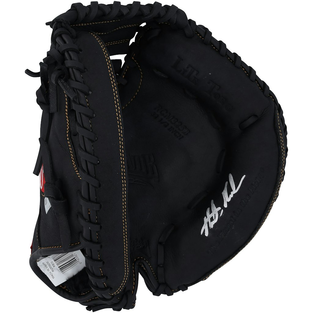 Hunter Goodman Autographed Rawlings Colorado Rockies Replica Catcher's Mitt: $149.99