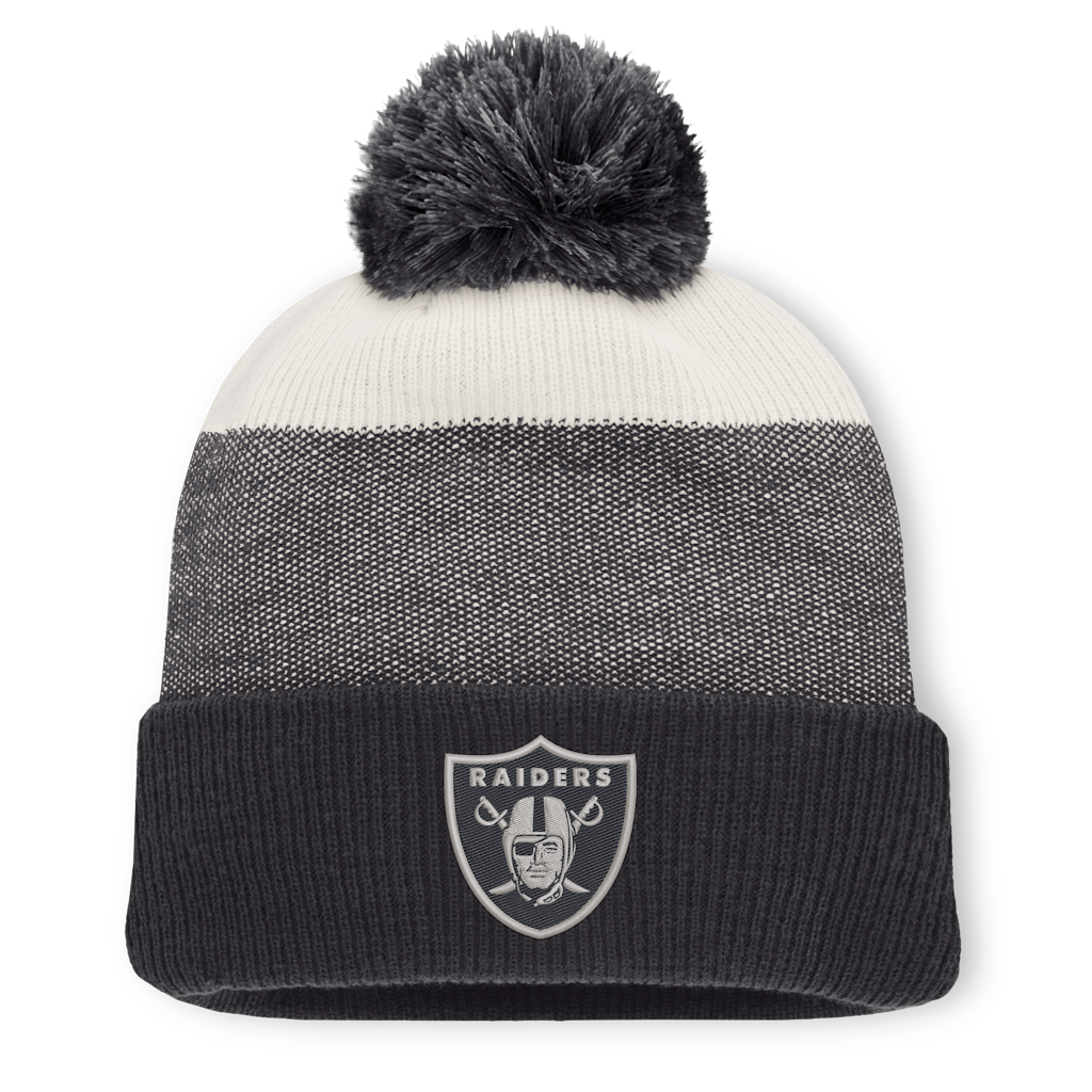 Fanatics Las Vegas Raiders Cuffed Knit Hat with Pom: $29.99 Fanatics Las Vegas Raiders Cuffed Knit Hat with Pom: $29.99