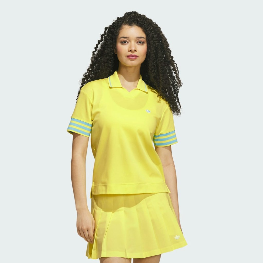 Adidas Originals 3-Stripe Polo Shirt: $90 Adidas Originals 3-Stripe Polo Shirt: $90
