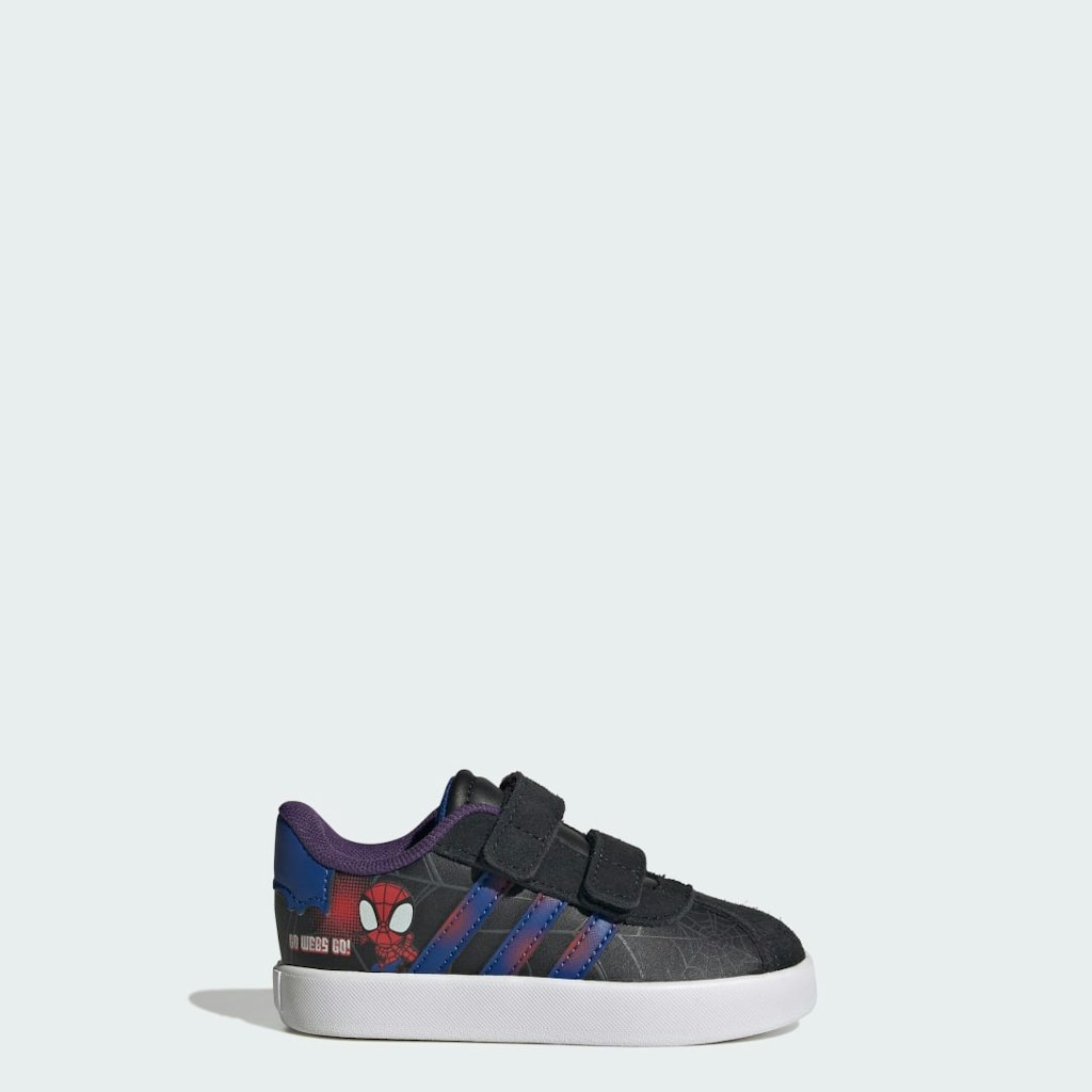 Adidas Marvel Spider-Man VL Court 3.0 Infant Shoes: $48 Adidas Marvel Spider-Man VL Court 3.0 Infant Shoes: $48