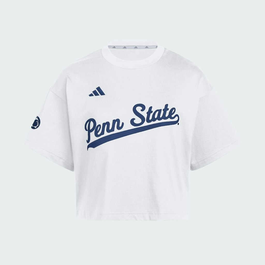Penn State White Cropped Jersey: $50 Penn State White Cropped Jersey: $50