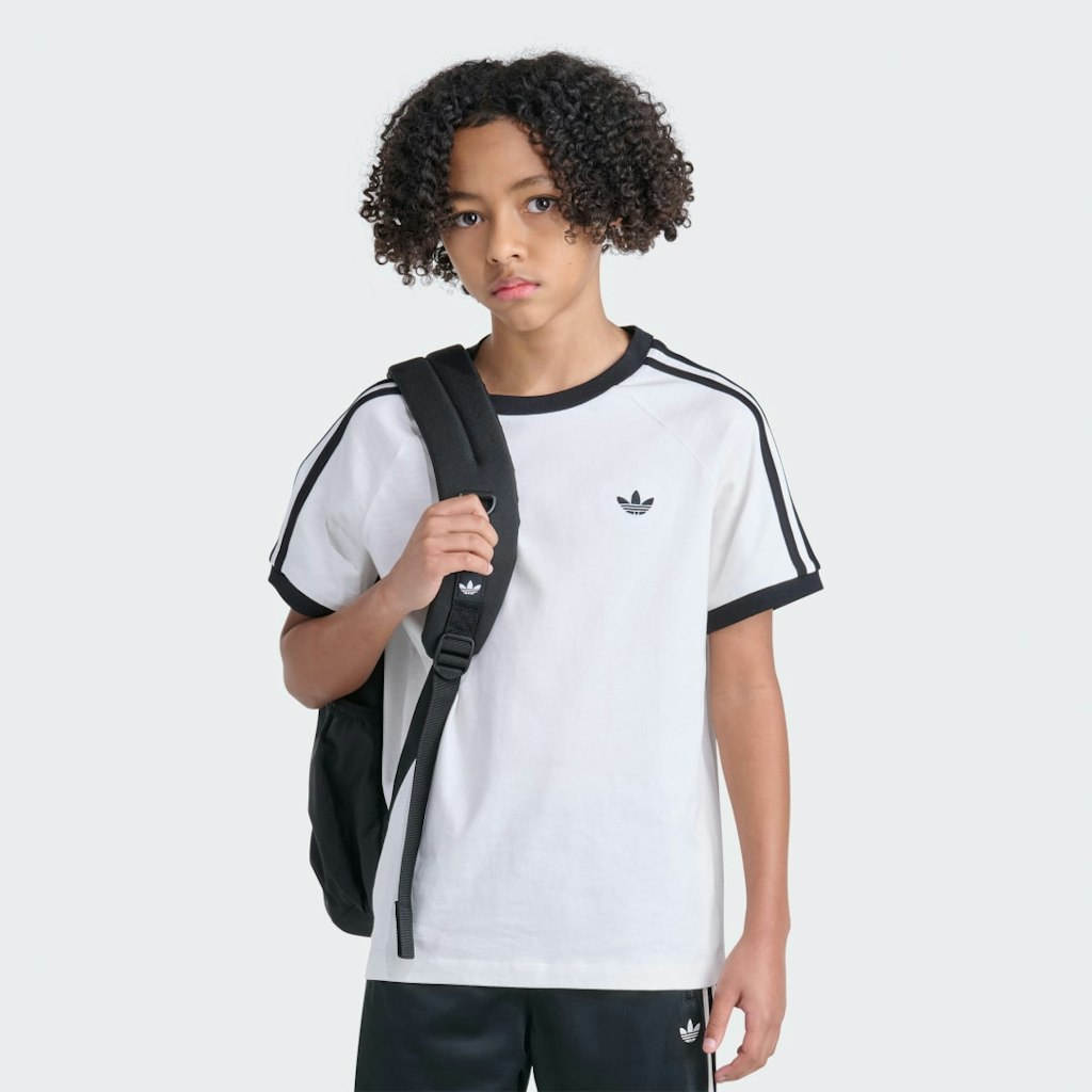 Adidas Originals 3-Stripe Cali Ringer T-Shirt: $28 Adidas Originals 3-Stripe Cali Ringer T-Shirt: $28