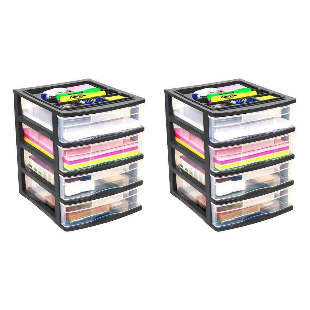 Gracious Living 4-Drawer Desktop Storage 2-Pack: $44.85 Gracious Living 4-Drawer Desktop Storage 2-Pack: $44.85