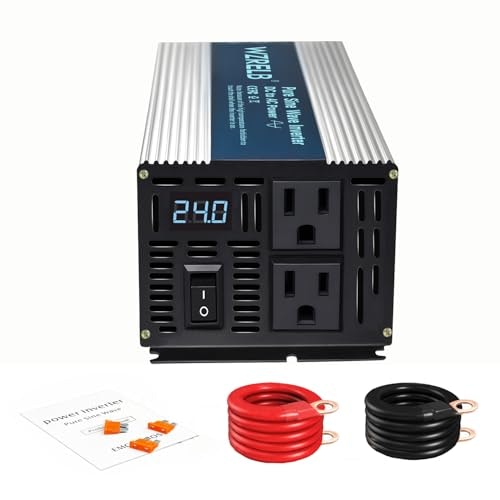 Wzrelb 500W 48V DC to 120V AC Pure Sine Wave Inverter: $68.70