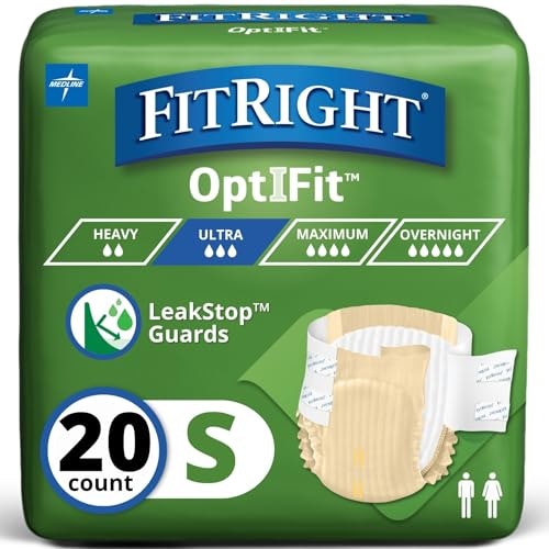 FitRight Ultra Heavy Absorbency Adult Incontinence Briefs 20-Count: $9.80 FitRight Ultra Heavy Absorbency Adult Incontinence Briefs 20-Count: $9.80