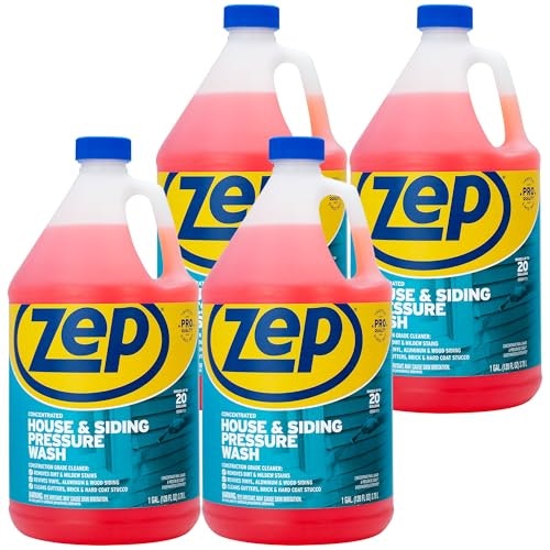 Zep House and Siding Pressure Wash Cleaner 1-Gallon 4-Pack: $19.97
