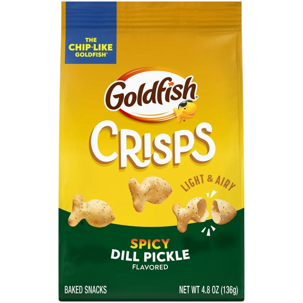 Goldfish Spicy Dill Pickle Crisps 4.8-oz. Bag: $5.88 Goldfish Spicy Dill Pickle Crisps 4.8-oz. Bag: $5.88