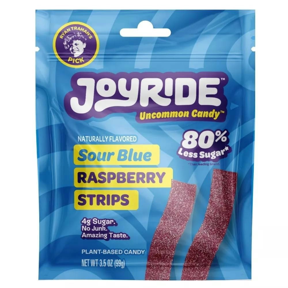 Joyride Sour Blue Raspberry Strips Candy 3.5oz: $7.99 Joyride Sour Blue Raspberry Strips Candy 3.5oz: $7.99