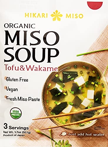 Hikari Miso Organic Instant Miso Soup with Tofu and Wakame: $4.55 Hikari Miso Organic Instant Miso Soup with Tofu and Wakame: $4.55