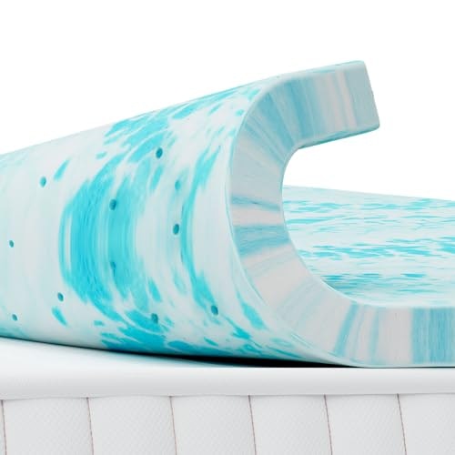 KMFurnila 3-Inch Cooling Gel Memory Foam Twin Mattress Topper: $31.44 KMFurnila 3-Inch Cooling Gel Memory Foam Twin Mattress Topper: $31.44