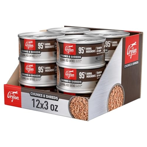 Orijen Regional Red Chunks & Shreds Wet Cat Food 3-oz. 12-Pack: $26.12 Orijen Regional Red Chunks & Shreds Wet Cat Food 3-oz. 12-Pack: $26.12
