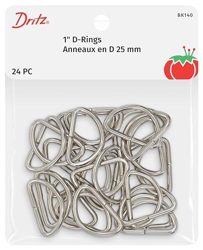 1-Inch Nickel D-Rings: $5.48 1-Inch Nickel D-Rings: $5.48