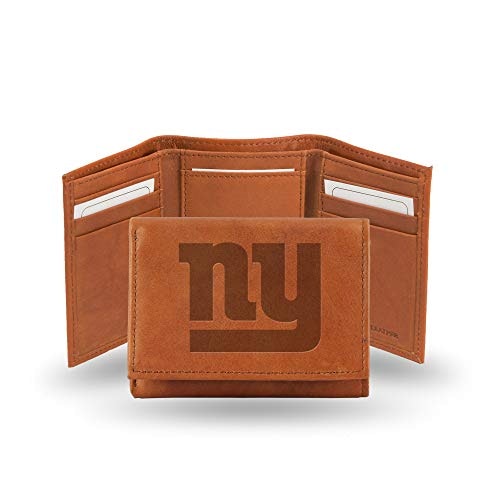Rico Industries New York Giants NFL Embossed Leather Trifold Wallet: $11.63