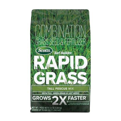 Scotts Turf Builder Rapid Grass Tall Fescue Mix 2.4lb: $20.49 Scotts Turf Builder Rapid Grass Tall Fescue Mix 2.4lb: $20.49