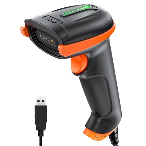 Tera D5100Y 2D USB Wired Barcode Scanner: $23.86