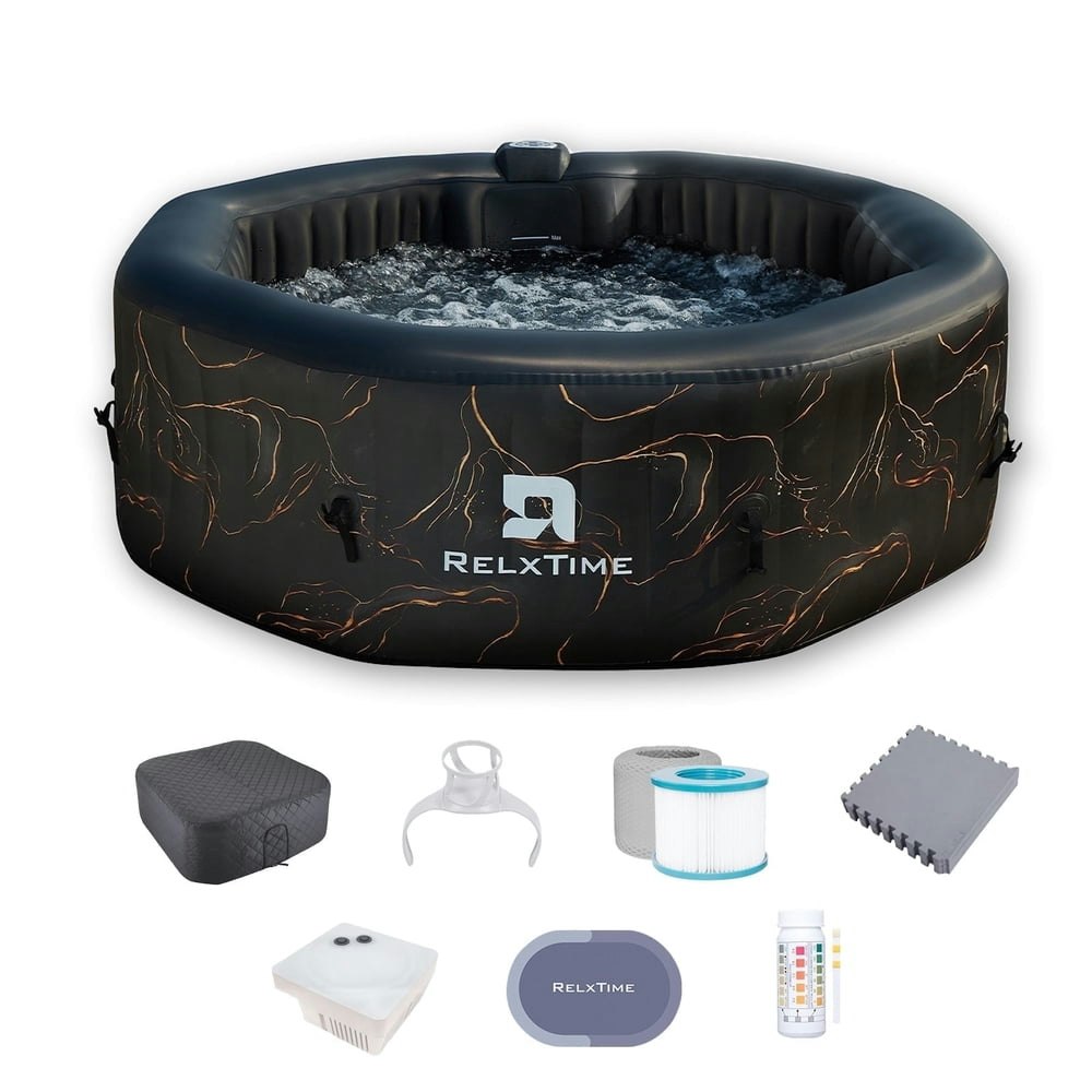 Relxtime 6-Person Portable Inflatable Hot Tub: $486.50 Relxtime 6-Person Portable Inflatable Hot Tub: $486.50