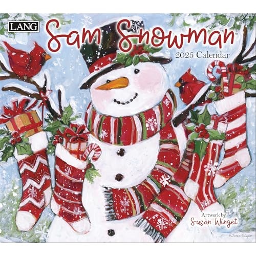 Lang 2025 Sam Snowman Wall Calendar: $3.31 Lang 2025 Sam Snowman Wall Calendar: $3.31