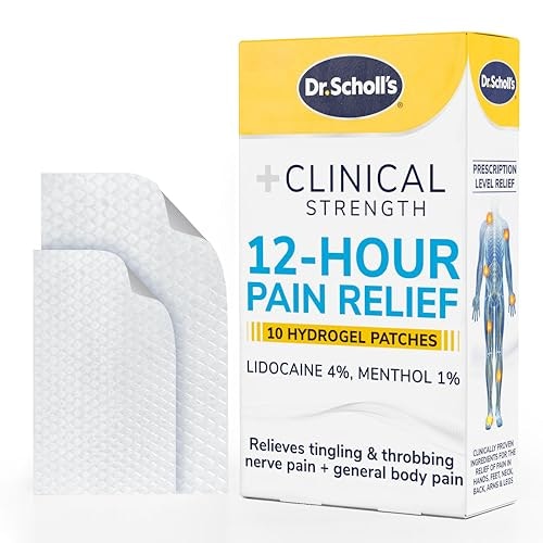 Dr. Scholl’s Clinical Strength 4% Lidocaine Hydrogel Pain Relief Patches 10-Pack: $9.23 Dr. Scholl’s Clinical Strength 4% Lidocaine Hydrogel Pain Relief Patches 10-Pack: $9.23
