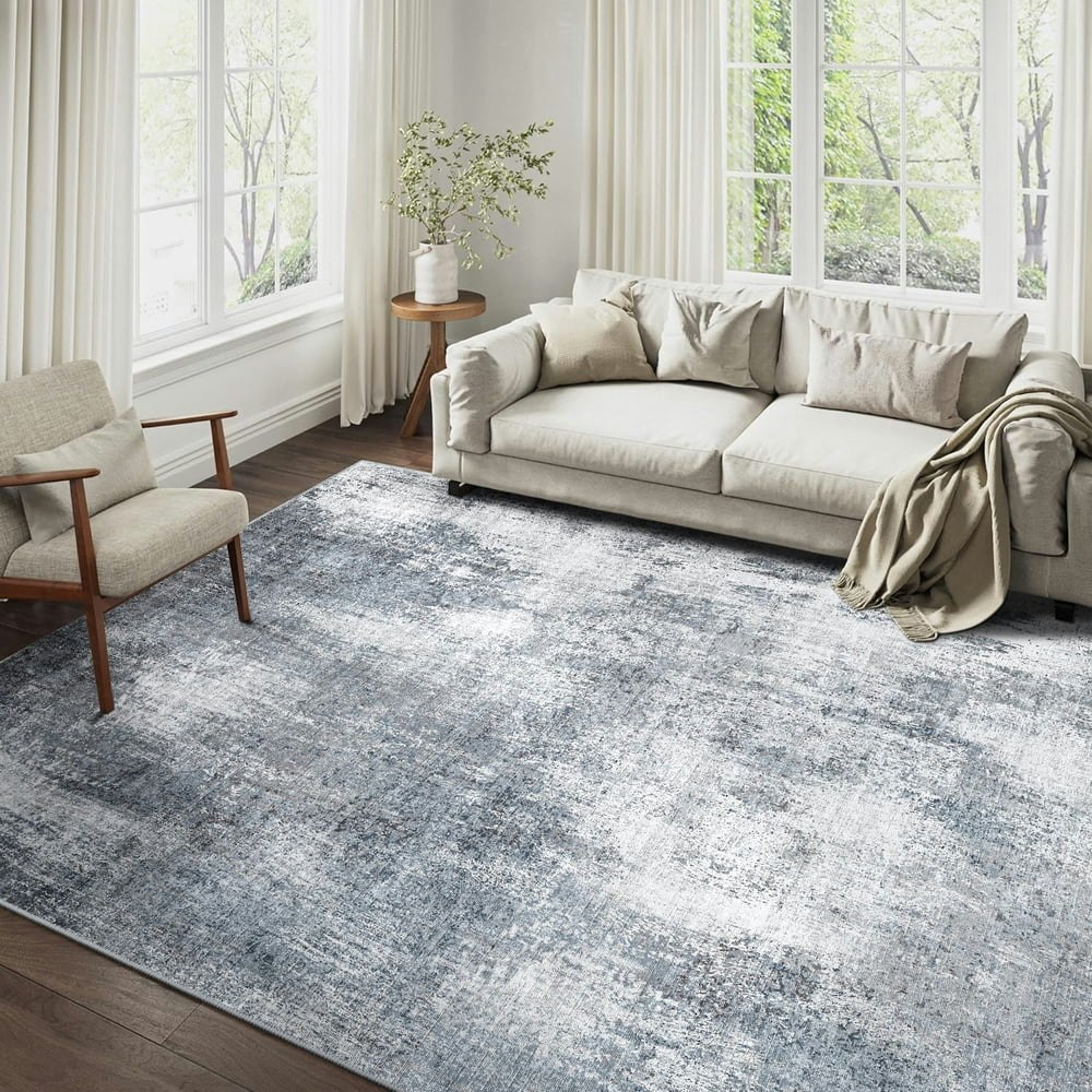 Berthmeer 8'x10' Abstract Area Rug: $75.99 Berthmeer 8'x10' Abstract Area Rug: $75.99