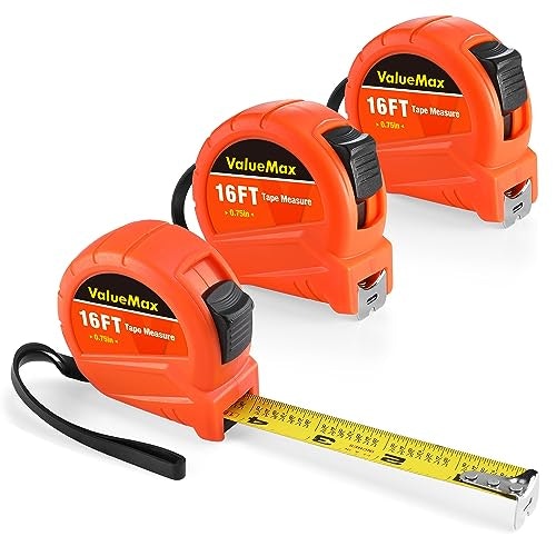 ValueMax 16-Foot Retractable Tape Measure 3-Pack: $8.99 ValueMax 16-Foot Retractable Tape Measure 3-Pack: $8.99